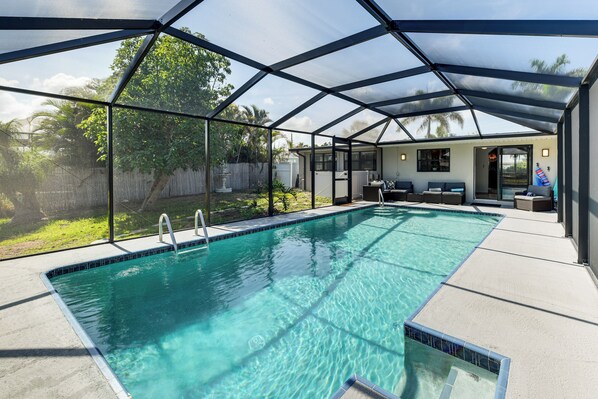 Port Charlotte Vacation Rental | 3BR | 2BA | 1,600 Sq Ft | 1 Step Required