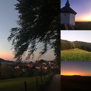 Unser Saalenberg mit Kapelle - traumhafte Aussicht/ Picknickplatz 