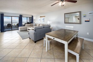 A gorgeous living room with a fantastic view! - Enjoy all the angles of this fabulous unit