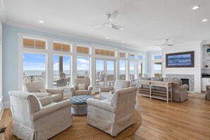 Living Area with Ocean View