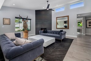 Living Room with Fireplace