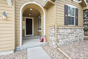 Front entrance door way of home.