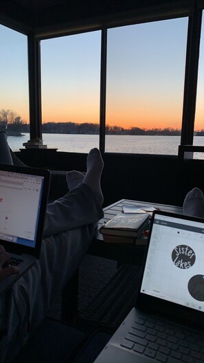 Get some work done with a view! 