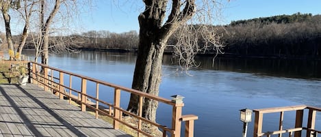 View of river from back deck