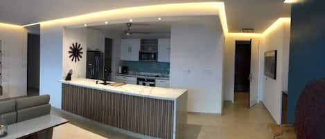 Kitchen area.