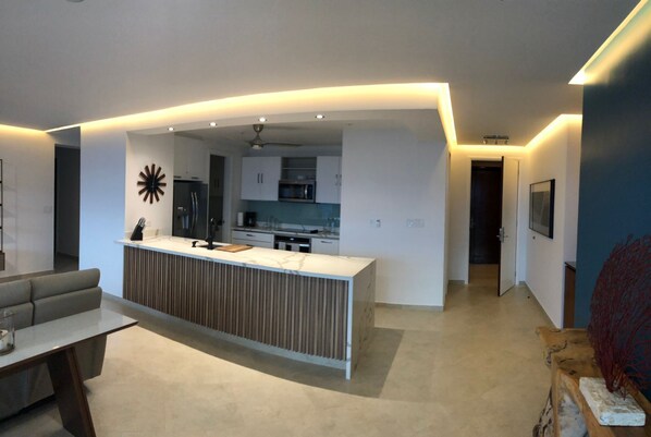 Kitchen area.