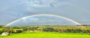 View from house. Rainbows are frequent but we have not found gold yet! 


