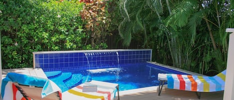 private pool with weekly pool service