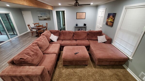 Living Room with very comfy couch