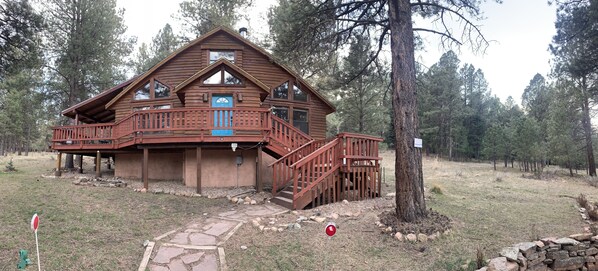 Welcome to our cabin in the forest!