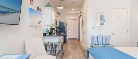 Open concept, looking through the Kitchen