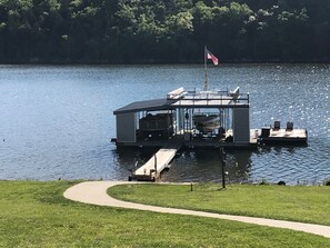 private dock with one slip