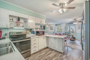 Kitchen with updated appliances
