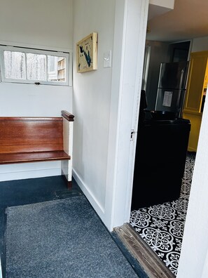 Entry looking into the kitchen. 