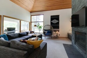 Lots of comfy seating for everyone to get cozy