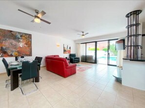 open plan Dining room