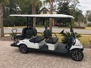 FREE 6 seater street legal golf cart