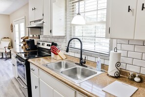 Bronze high arc kitchen faucet 