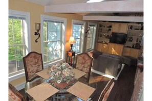 Dining room and den