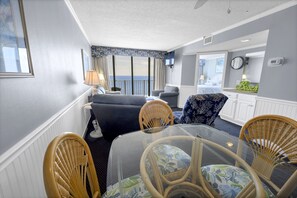 Large Living Area with Views of the Ocean, Beautifully Decorated