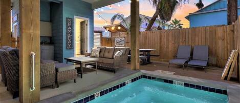 Beautiful Heated Private Pool to enjoy with your friends and family!