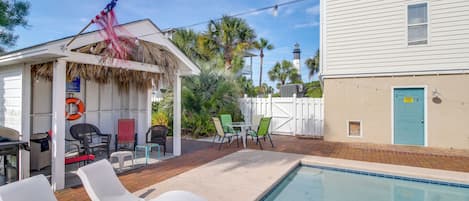 Tybee Island Vacation Rental | 3BR | 3BA | Stairs Required | 3,000 Sq Ft