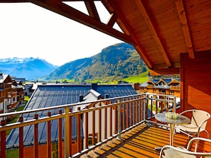 Fantastic view of the mountains from the terrace