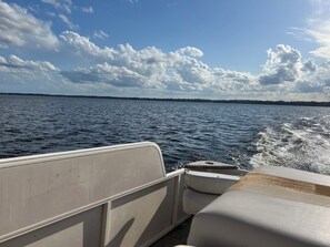 Boating on Lake Santa Fe 