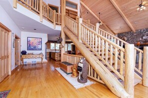 Entryway and stairs up to Buffalo room.