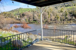 Relax at the Gazebo on the River.  While in Three Rivers ..Enjoy the RIVER! 😍 