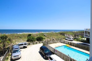 Direct beach access and community pool! 