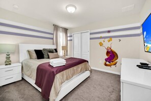 Rest in our High Quality beds, right after a long day in the parks!