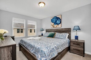 Rest in our High Quality beds, right after a long day in the parks!