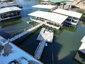 Private Swim Dock with Cove Water - Boat Slip Included