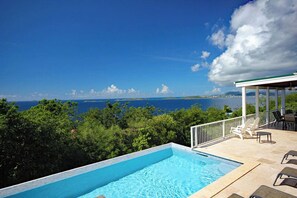 Your pool enjoys all day sun and spectacular views