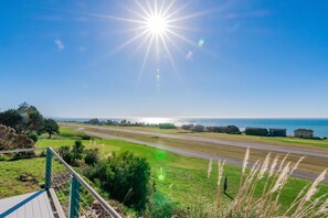 Looking south from your huge private sun deck. 