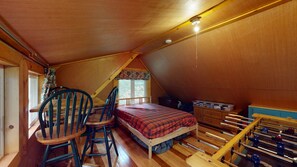 Loft with full size bed