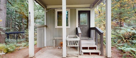 Lower cabin houses your kitchen and bathroom
