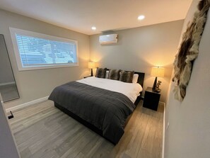 Premium king bed in the Master bedroom