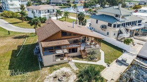 Aerial view of the home