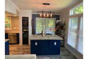 Dining Room with Large Island for gathering.