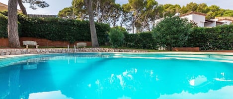 Water, Plant, Sky, Swimming Pool, Cloud, Building, Tree, Azure, Natural Landscape, Body Of Water