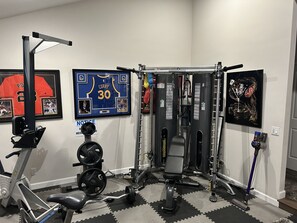 In home gym 