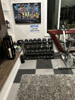 Dumbbells 2.5-60lbs, multi angle bench