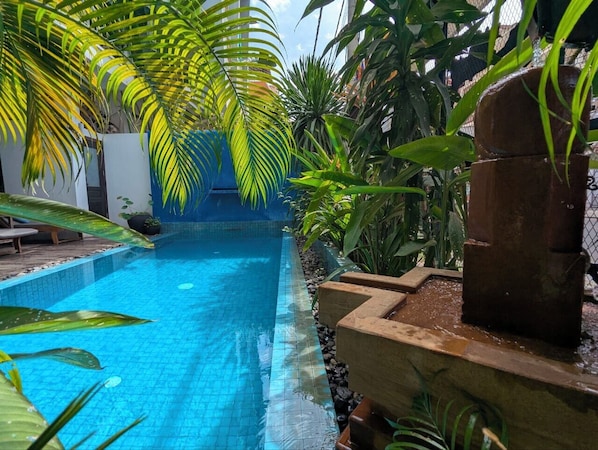 Sacred serenity by the water—Baahu Villa’s poolside