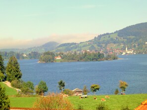 Blick von der Unterkunft