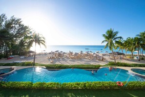 Seven Mile Beach views.