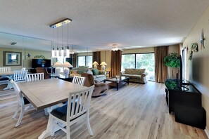 Living Room and Dining Area
