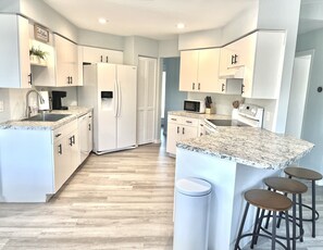 Fully stocked kitchen