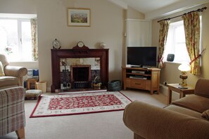 Comfortable lounge at Cherry Tree Cottage in West Burton, Wensleydale in the Yorkshire Dales
